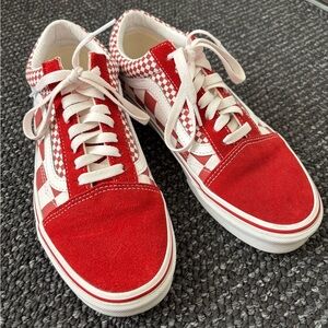 Red and White Checkered Vans